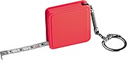 1 meter steel measuring tape, red