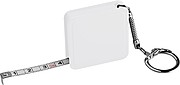 1 meter steel measuring tape, white