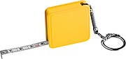 1 meter steel measuring tape, yellow