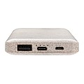 10.000 mah wheat straw powerbank, brown