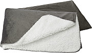 100% polyester micro mink with Sherpa