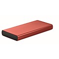 10000 mAh power bank, burgundy