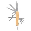 11-piece pocket knife BAMBOO HELPER