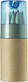 12 Colour pencils with sharpenerPale blue