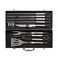 12 pcs barbecue set in aluminium box, silver