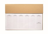 125 page weekly desk planner