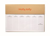 125 page weekly desk planner