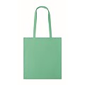 140gr/m2 cotton shopping bag, mint green