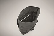 15 inch rolltop laptop backpack in 600D polyester