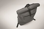 15 inch rolltop laptop backpack in 600D polyester