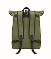 15 inch rolltop laptop backpack in 600D polyester