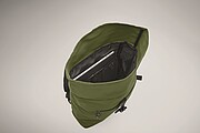 15 inch rolltop laptop backpack in 600D polyester