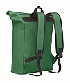 15 inch rolltop laptop backpack in 600D polyester