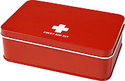 15 Piece first-aid kit in a metal tin