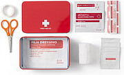 15 Piece first-aid kit in a metal tin