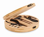 15 piece tool set bamboo case