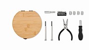 15 piece tool set bamboo case