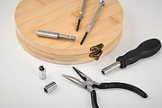 15 piece tool set bamboo case
