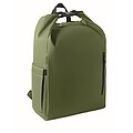 15 roll top laptop backpack, army green