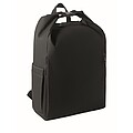 15 roll top laptop backpack, black