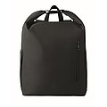 15 roll top laptop backpack, black