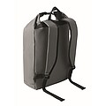 15 roll top laptop backpack, stone grey