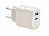 18W 2 port USB charger EU plug