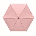 19 inch windproof umbrella, baby pink