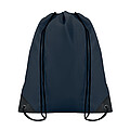 190T Polyester drawstring bag, french navy