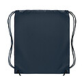 190T Polyester drawstring bag, french navy