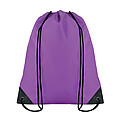 190T Polyester drawstring bag, violet