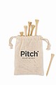 20 bamboo golf tees set