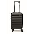 20 inch hard-shell ABS trolley, black