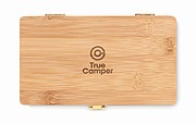 21 pcs tool set in bamboo case