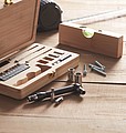 21 pcs tool set in bamboo case