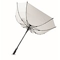 23 Windproof square umbrella, white