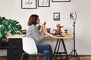 26 cm LED ring light set