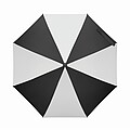 27 inch umbrella, white/black