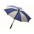 27 inch umbrella, white/blue