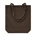 270 gr/m2 Canvas shopping bag, chocolate
