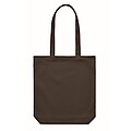 270 gr/m2 Canvas shopping bag, chocolate