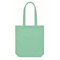 270 gr/m2 Canvas shopping bag, mint green