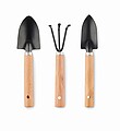 3 garden tools in RPET pouch