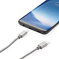 3-in-1 braided cable, grey