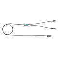3-in-1 braided cable, grey