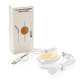 3-in-1 cable with 5W bamboo wireless charger