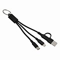 3-in-1 charging cable, black
