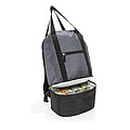 3-in-1 cooler backpack & tote, grey
