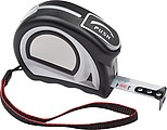 3 meter steel measuring tape, black
