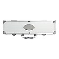 3 pcs barbecue set in aluminium box, silver